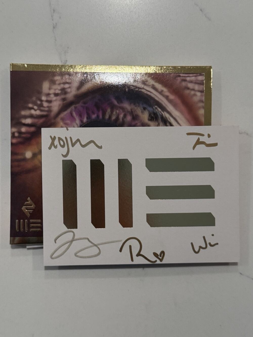ARCADE FIRE SIGNED WE CD ALBUM AUTOGRAPHED ART CARD SIGNATURE #5